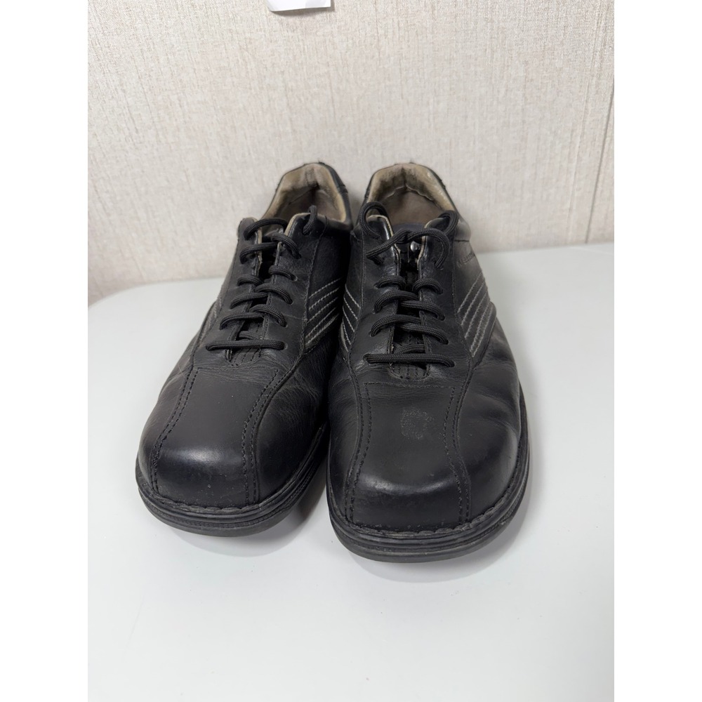 Merrell Mens Black Leather Lace Up Oxford Bicycle Toe Casual Shoes Size 14 - Picture 3 of 10